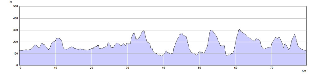 Cotswold Round Trail Run Route Profile